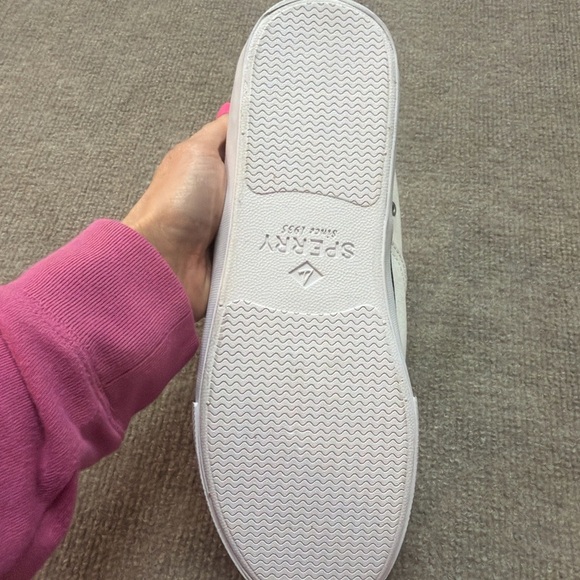 Sperry x Jaws White Canvas Sneakers with Shark Print main image 7